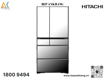 Tủ lạnh 6 cánh Hitachi Inverter 735 lít Multi Door R-ZX740KV X